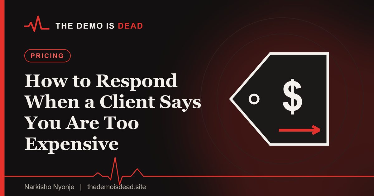 Featured image for the guide: How to Respond When a Client Says You Are Too Expensive