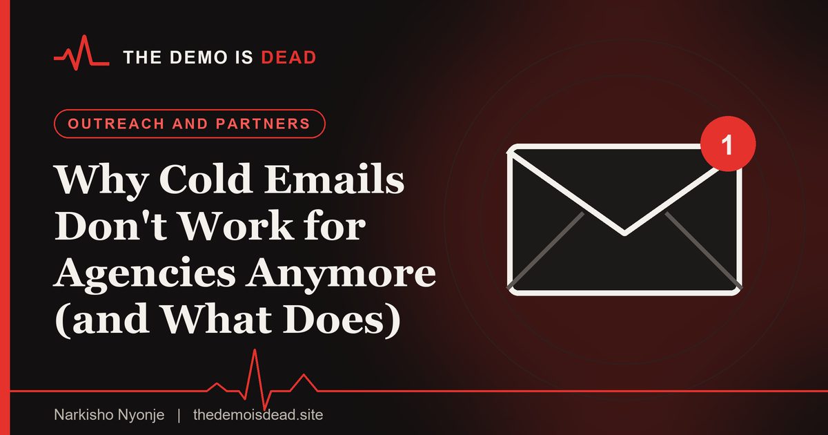 Featured image for the guide: Why Cold Emails Don't Work for Agencies Anymore (and What Does)